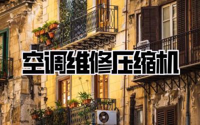空调维修压缩机