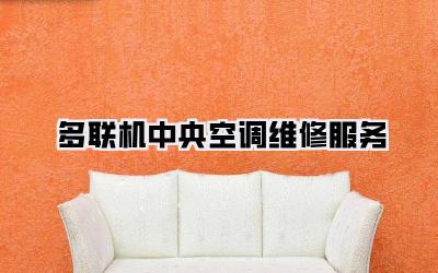 多联机中央空调维修服务