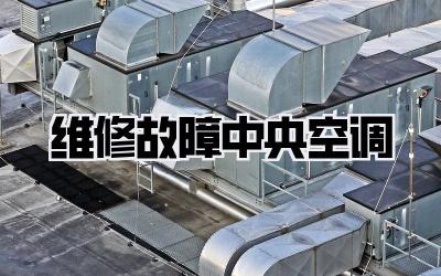 维修故障中央空调