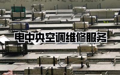 电中央空调维修服务