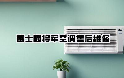 富士通将军空调售后维修