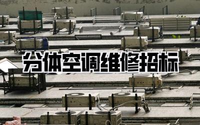 分体空调维修招标