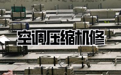 空调压缩机修
