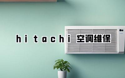 hitachi空调维保