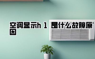 空调显示h1是什么故障原因