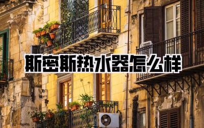 斯密斯热水器怎么样