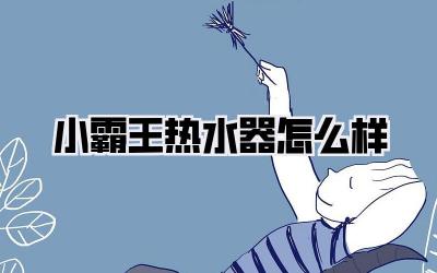 小霸王热水器怎么样