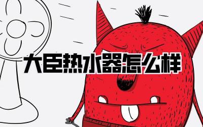 大臣热水器怎么样