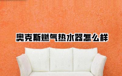 奥克斯燃气热水器怎么样