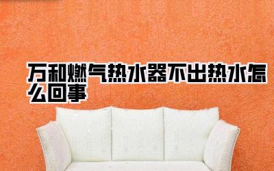 万和燃气热水器不出热水怎么回事