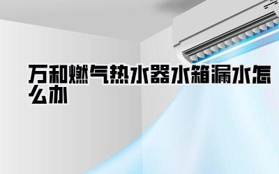 万和燃气热水器水箱漏水怎么办
