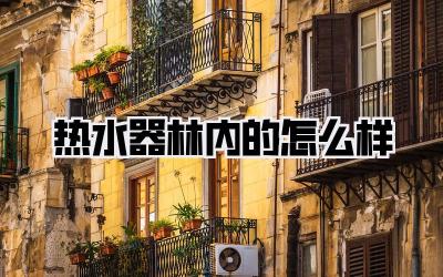 热水器林内的怎么样