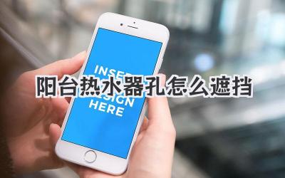 阳台热水器孔怎么遮挡