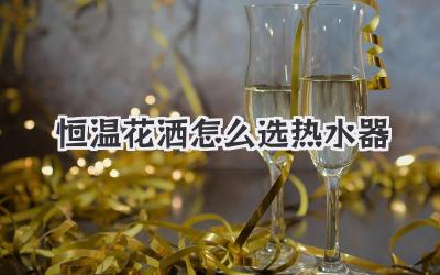 恒温花洒怎么选热水器