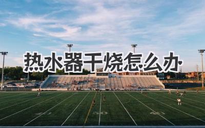 热水器干烧怎么办