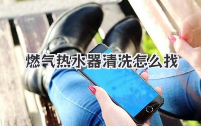 燃气热水器清洗怎么找