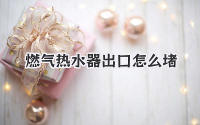 燃气热水器出口怎么堵